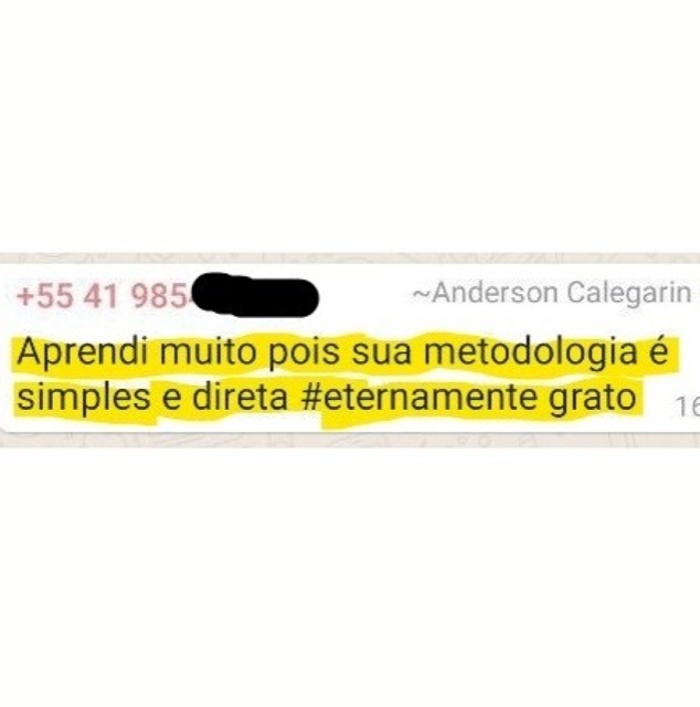 Depoimento de aluno da Help