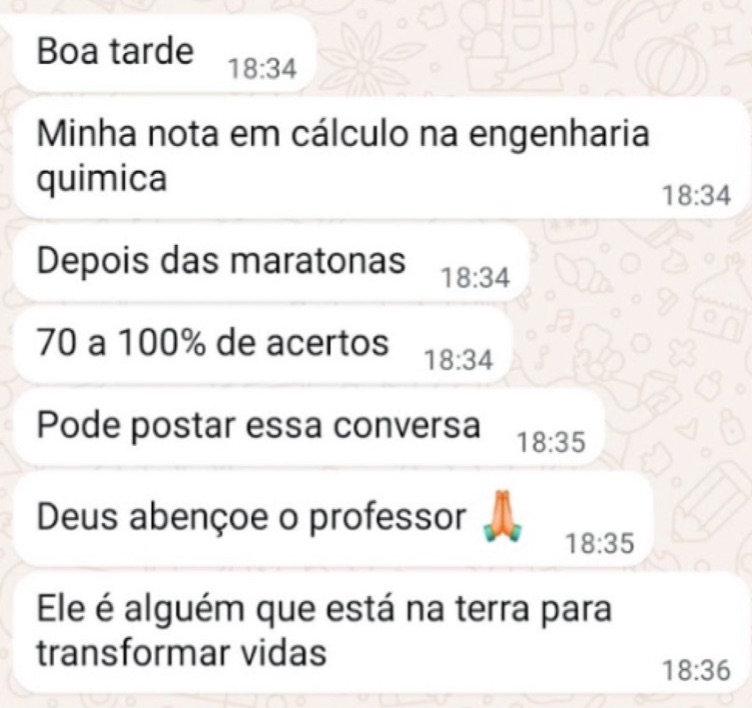 Depoimento de aluno da Help