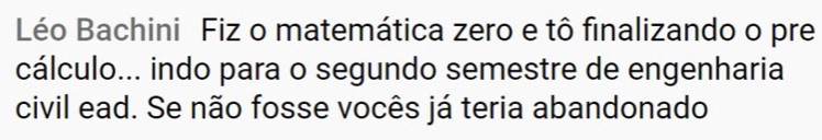 Depoimento de aluno da Help
